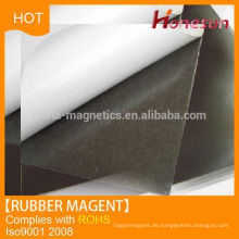new product magnetic flexible rubber magnet with adhesive